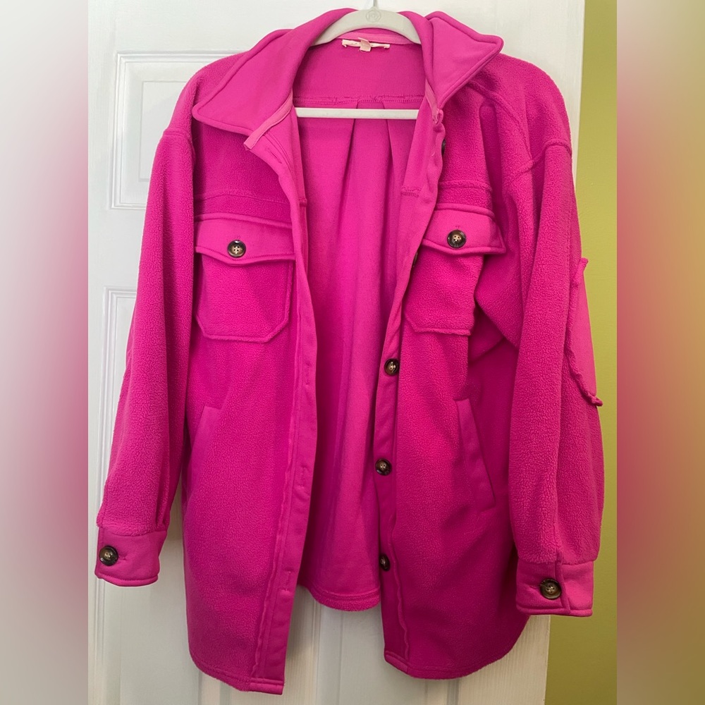 Pink Shacket